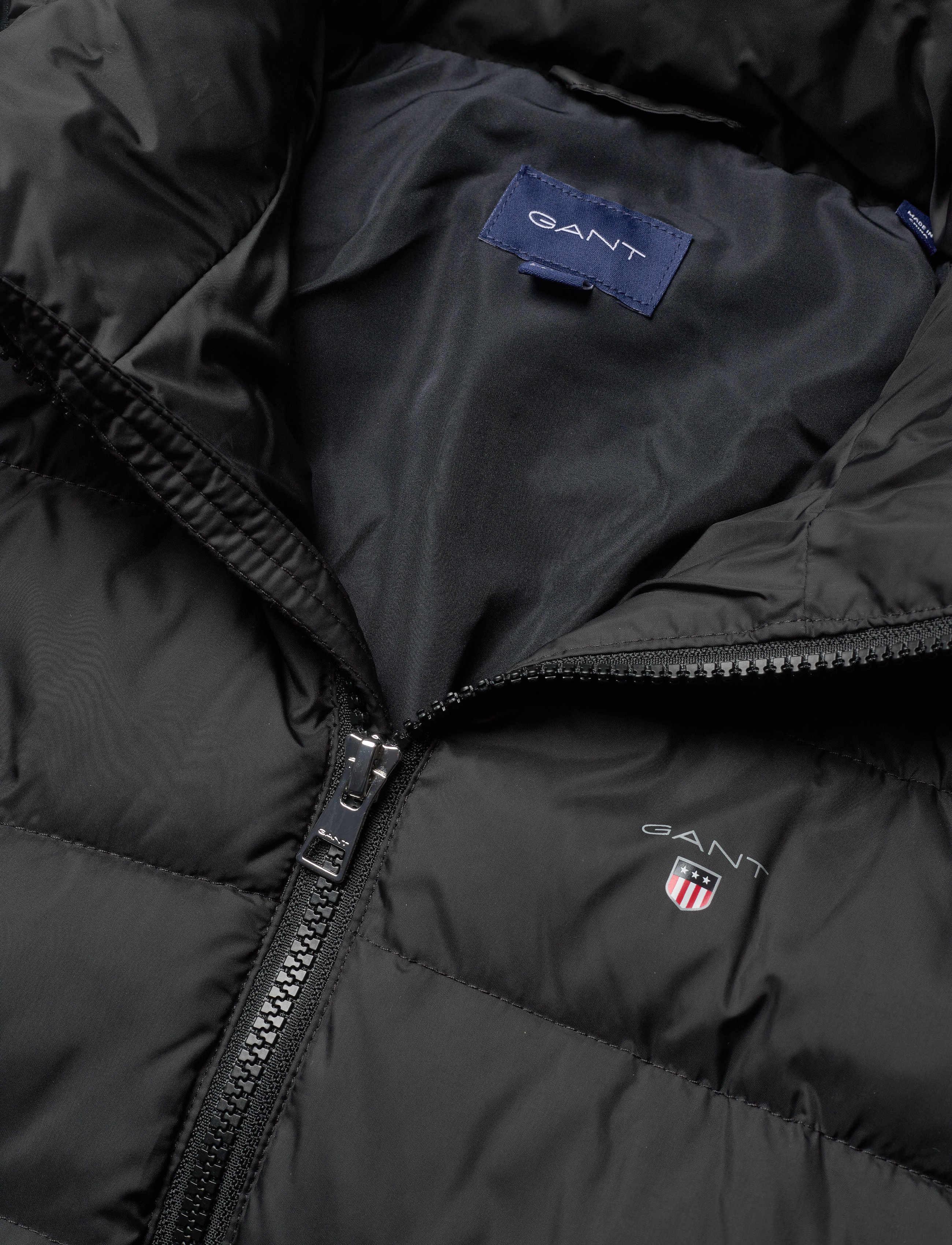 GANT - D2. LT WEIGHT PUFFER JACKET - black - 2
