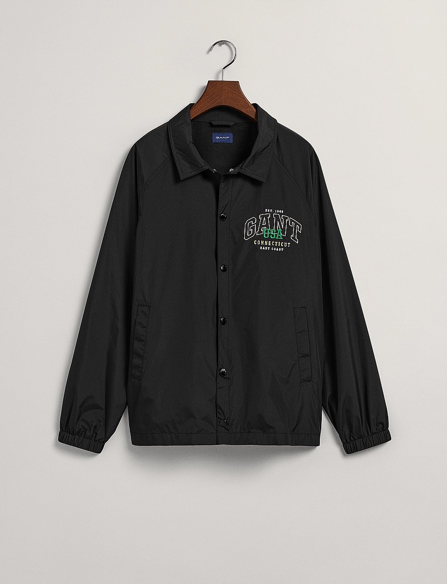 Gant - GANT USA COACH JACKET - black - 2