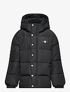 RELAXED PUFFER JACKET - BLACK