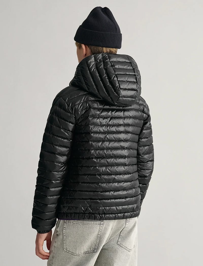 GANT - SHINY LIGHT PADDED DOWN JACKET - vinterjakker - black - 3