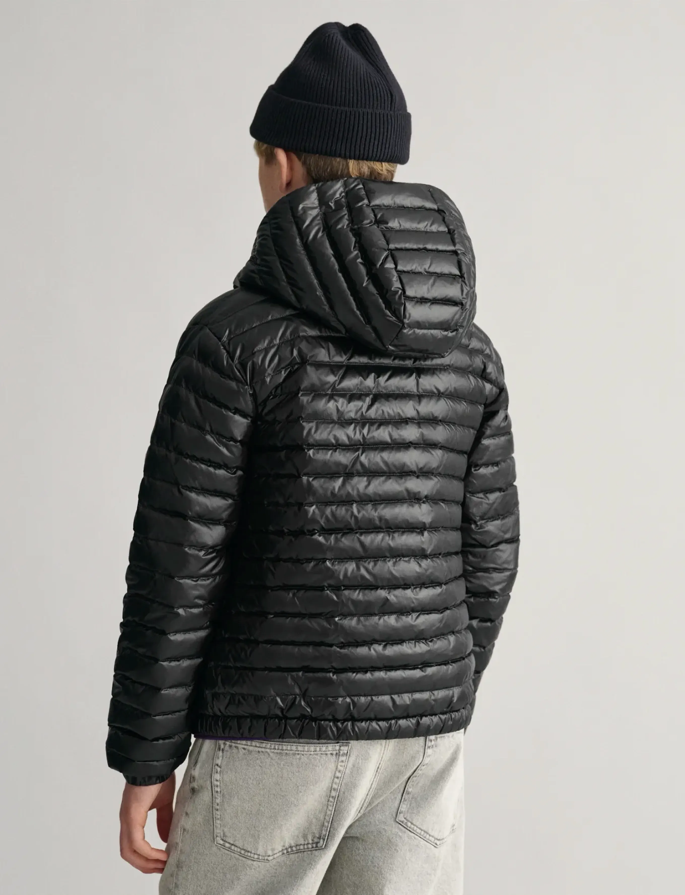 Gant - SHINY LIGHT PADDED DOWN JACKET - puffer & padded - black - 3