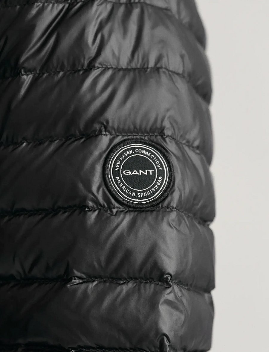 Gant - SHINY LIGHT PADDED DOWN JACKET - vinterjakker - black - 4