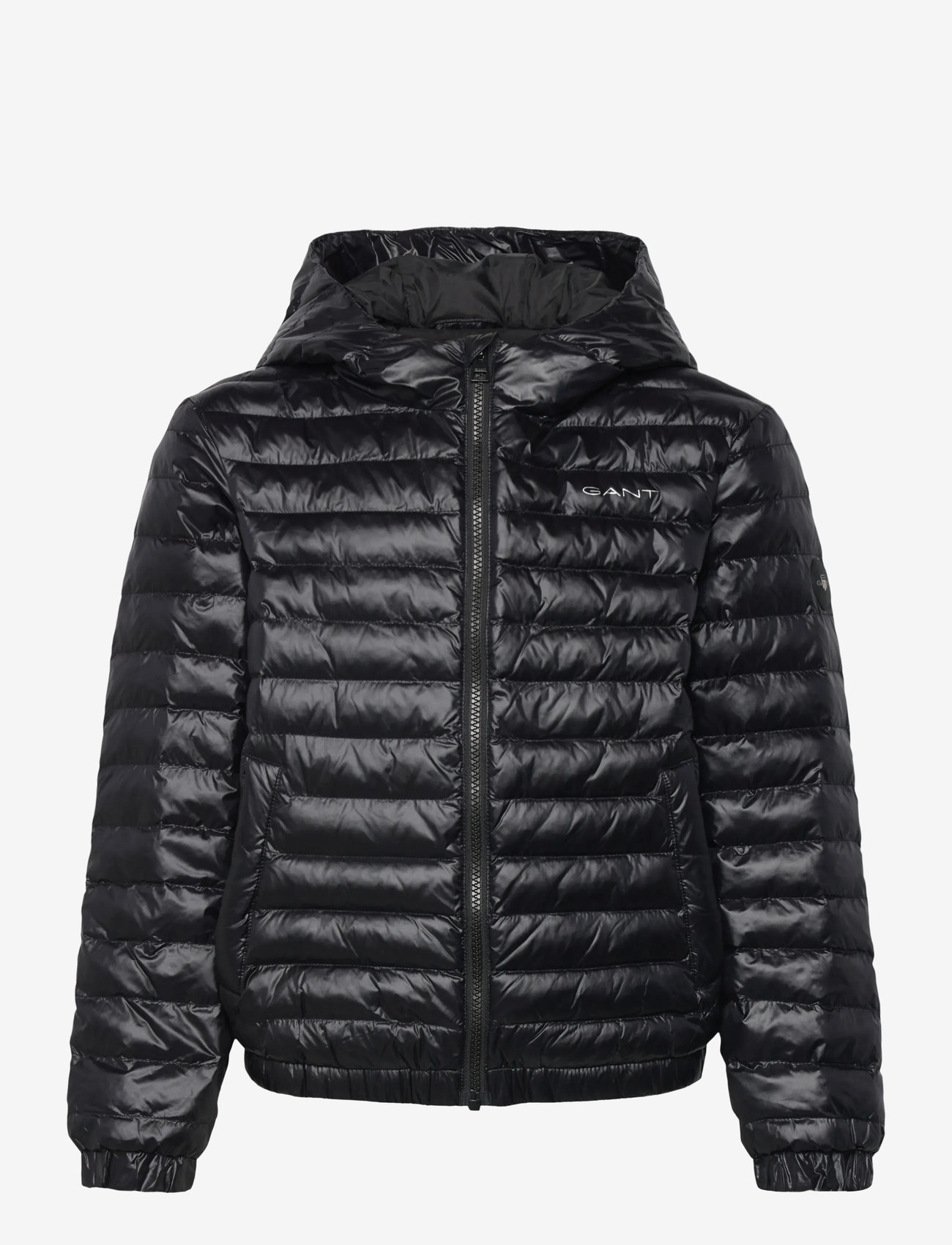 GANT - SHINY LIGHT PADDED JACKET - vinterjackor - black - 0