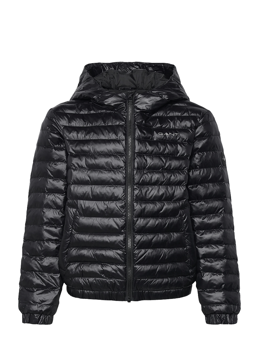 Gant - SHINY LIGHT PADDED JACKET - winterjacke - black - 0