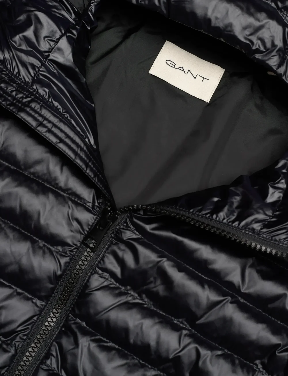 GANT - SHINY LIGHT PADDED JACKET - winterjacke - black - 2