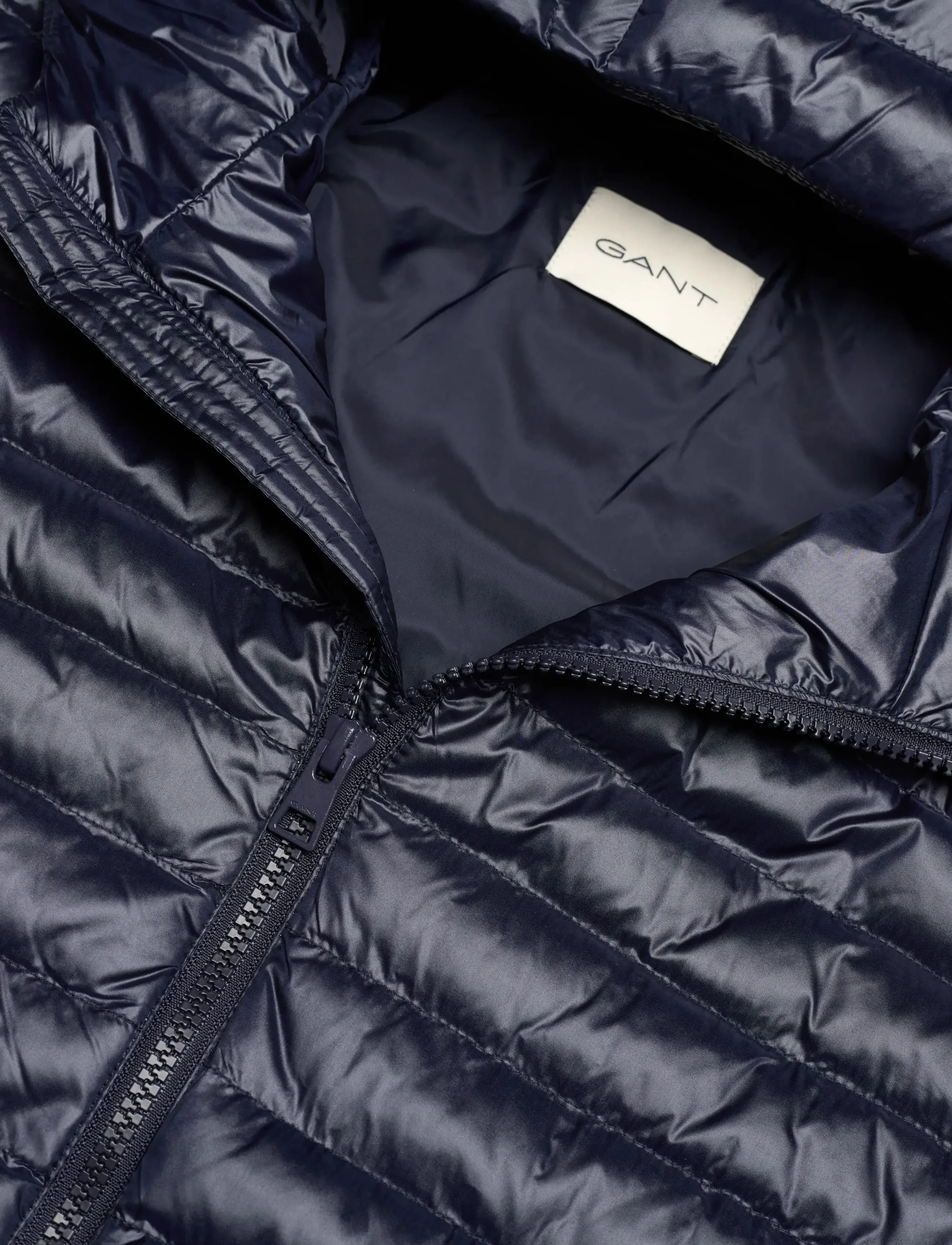 Gant - SHINY LIGHT PADDED JACKET - winterjacke - evening blue - 2