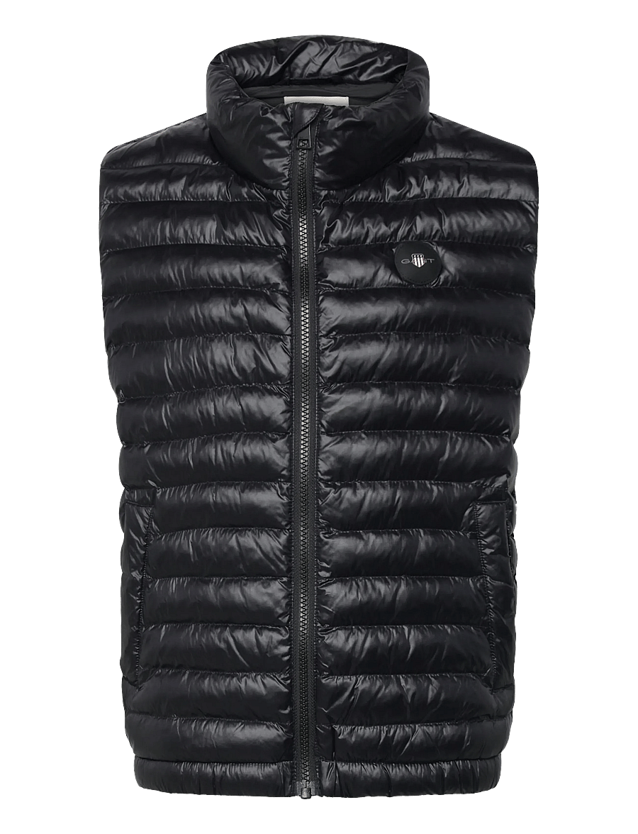 Gant - SHINY LIGHT PADDED VEST - kaufen nach alter - black - 0
