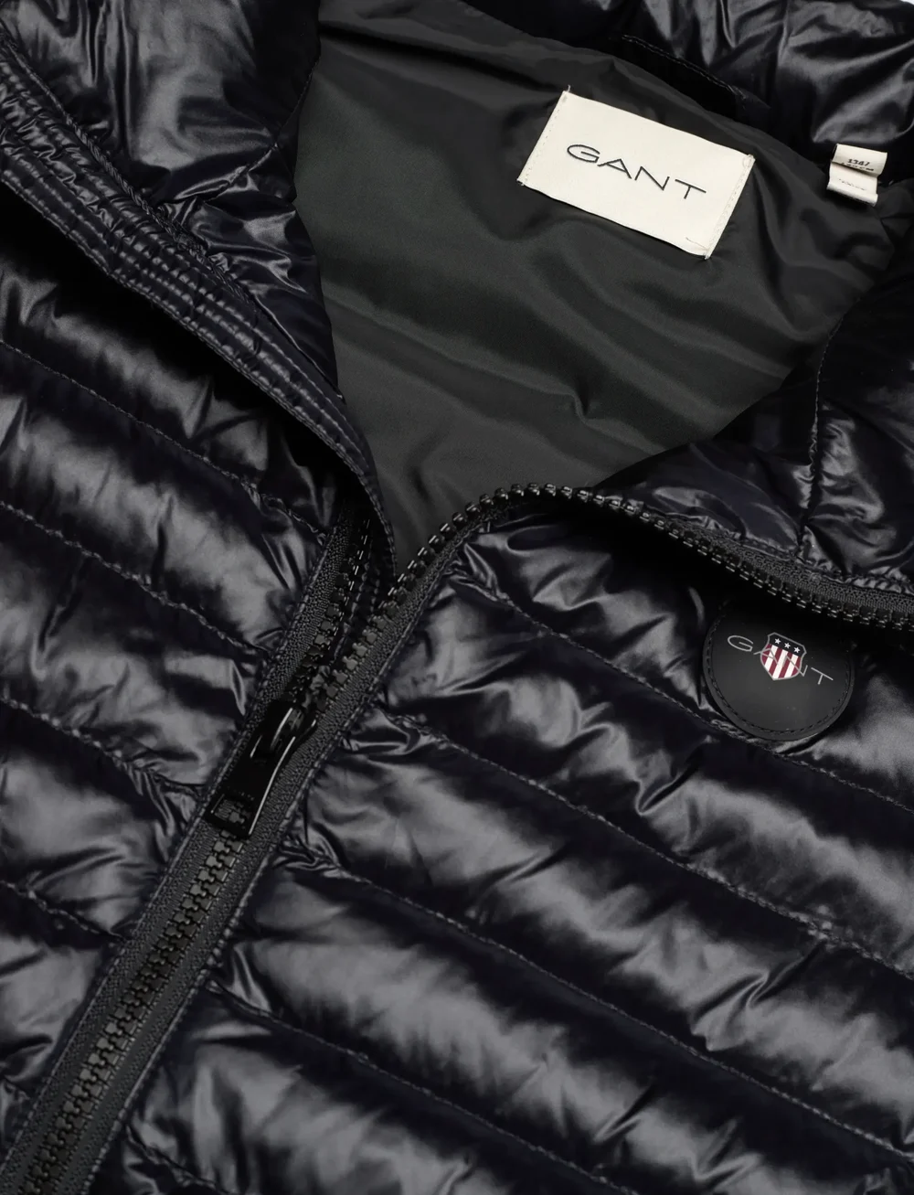 GANT - SHINY LIGHT PADDED VEST - einkaufen nach alter von - black - 3