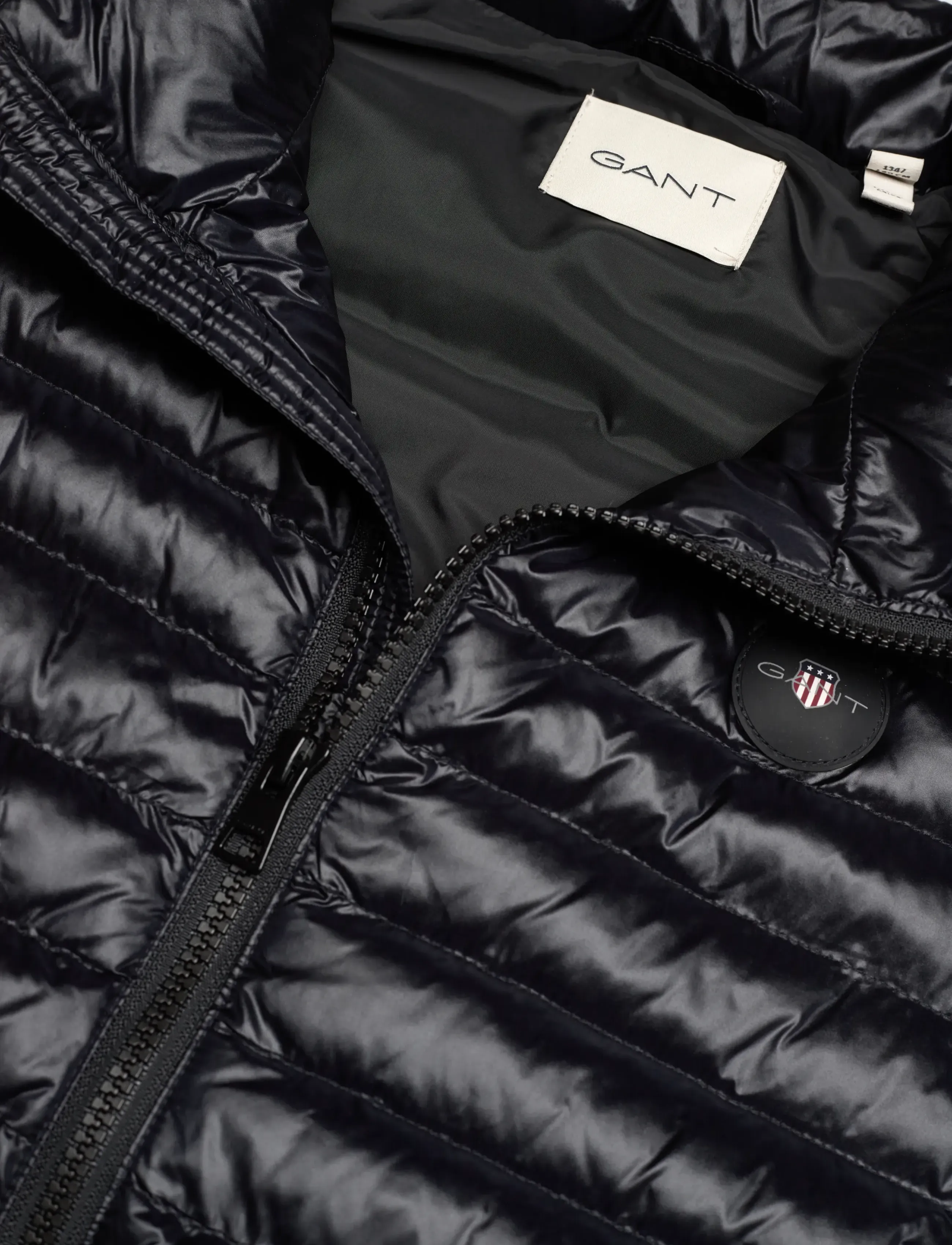 Gant - SHINY LIGHT PADDED VEST - kaufen nach alter - black - 3