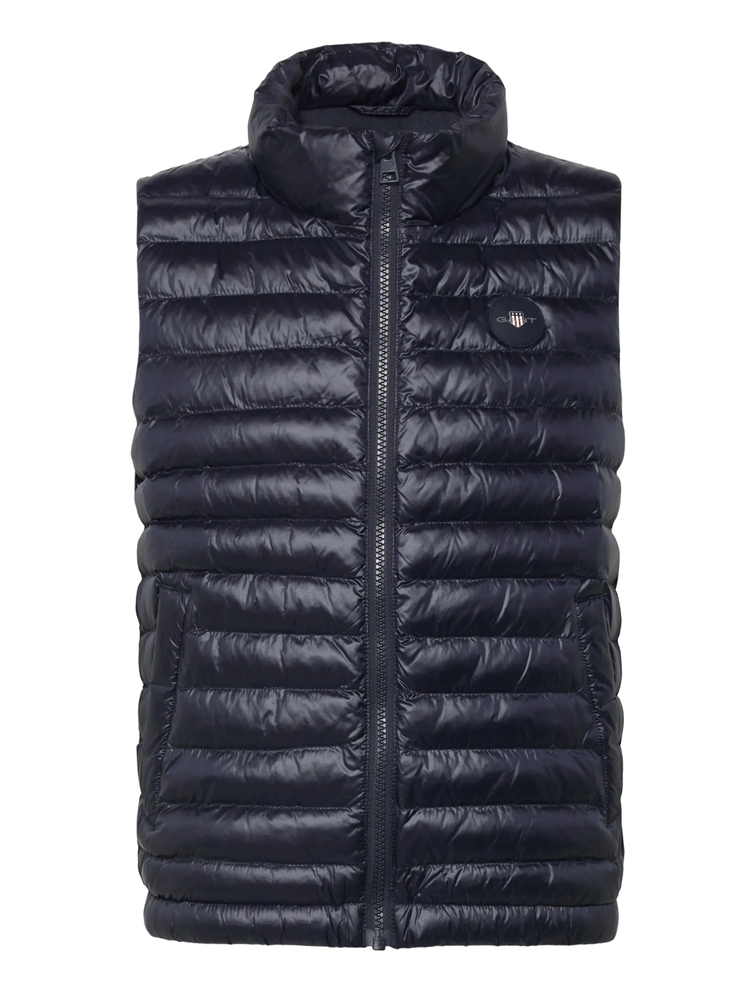 Gant Shiny Light Padded Vest, 134-140, Oberbekleidung, Marineblau - Outdoor Westen, Kinder