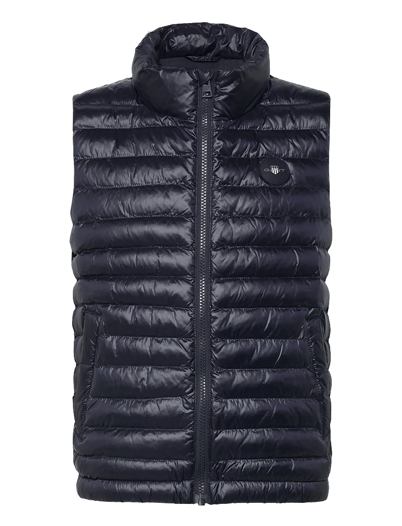 GANT - SHINY LIGHT PADDED VEST - einkaufen nach alter von - evening blue - 0