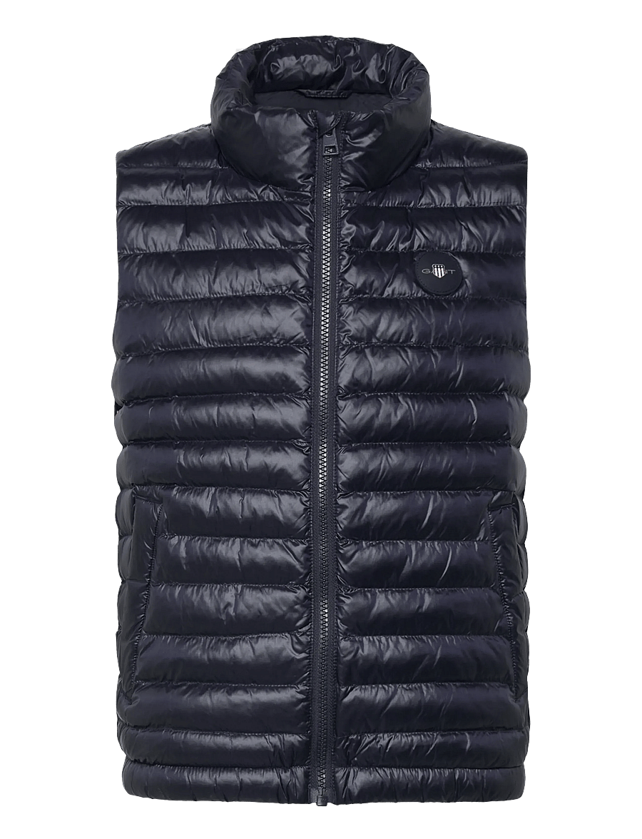 Gant - SHINY LIGHT PADDED VEST - shop efter alder - evening blue - 0