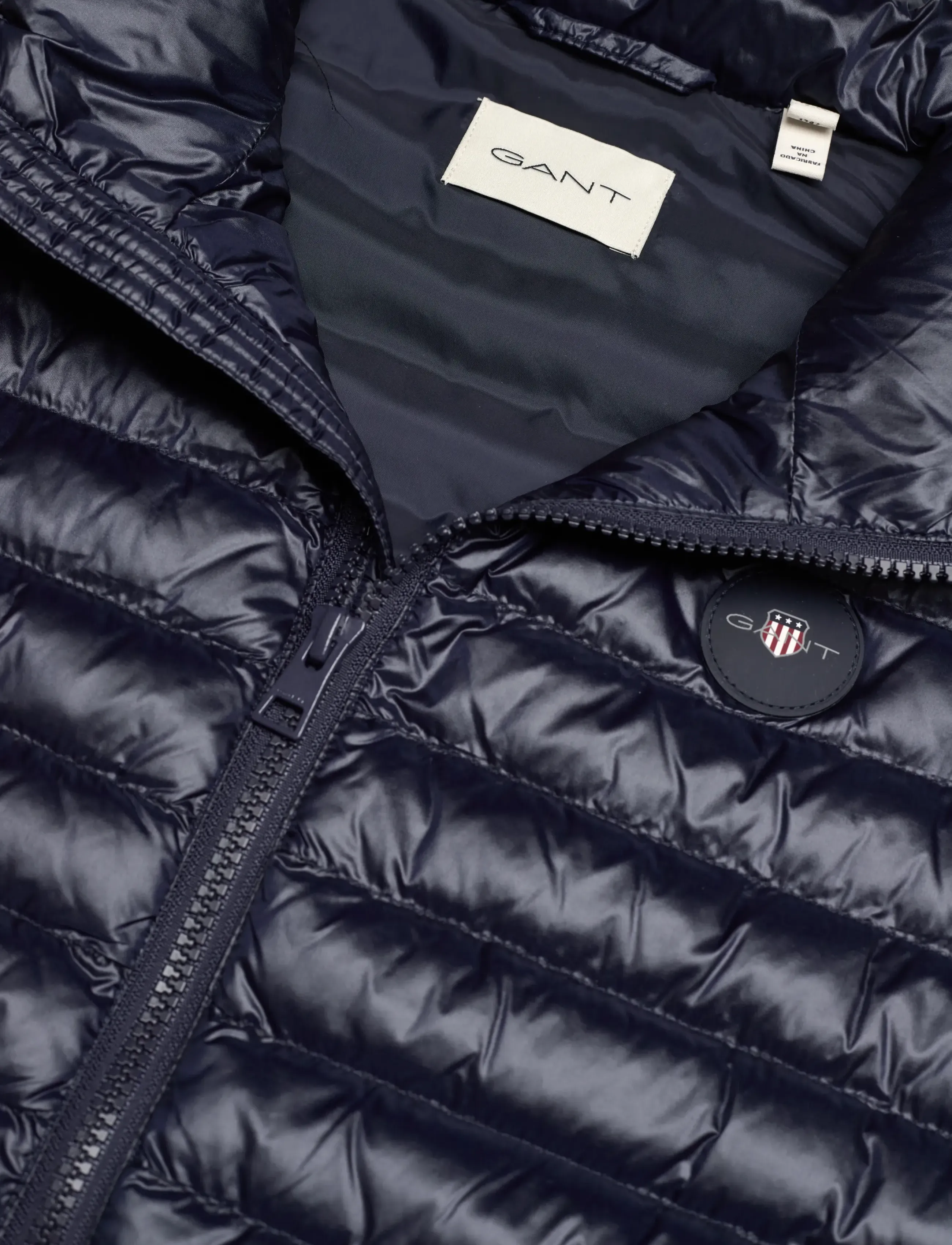 Gant - SHINY LIGHT PADDED VEST - shop efter alder - evening blue - 2