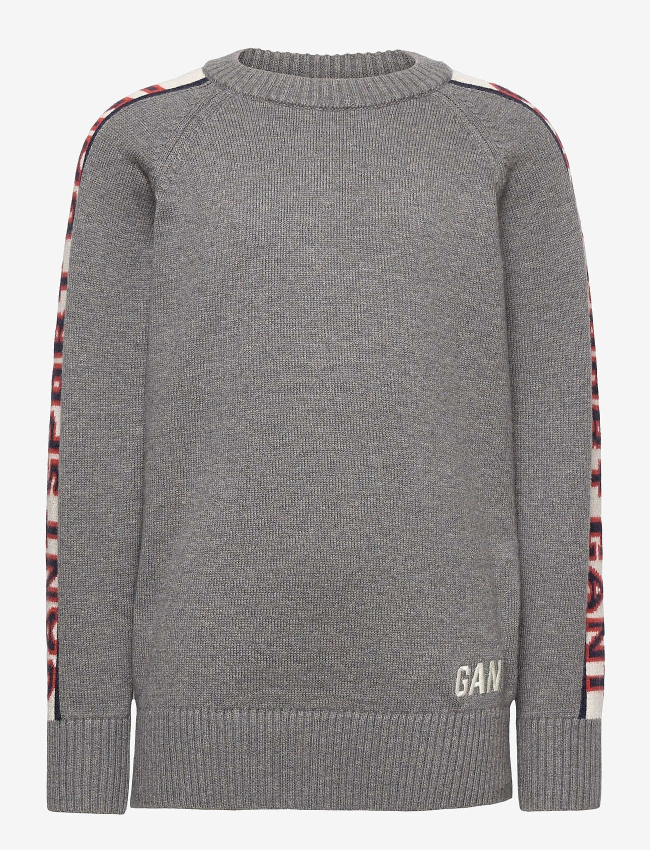 GANT - D1. GANT SPORT C-NECK - dark grey melange - 0