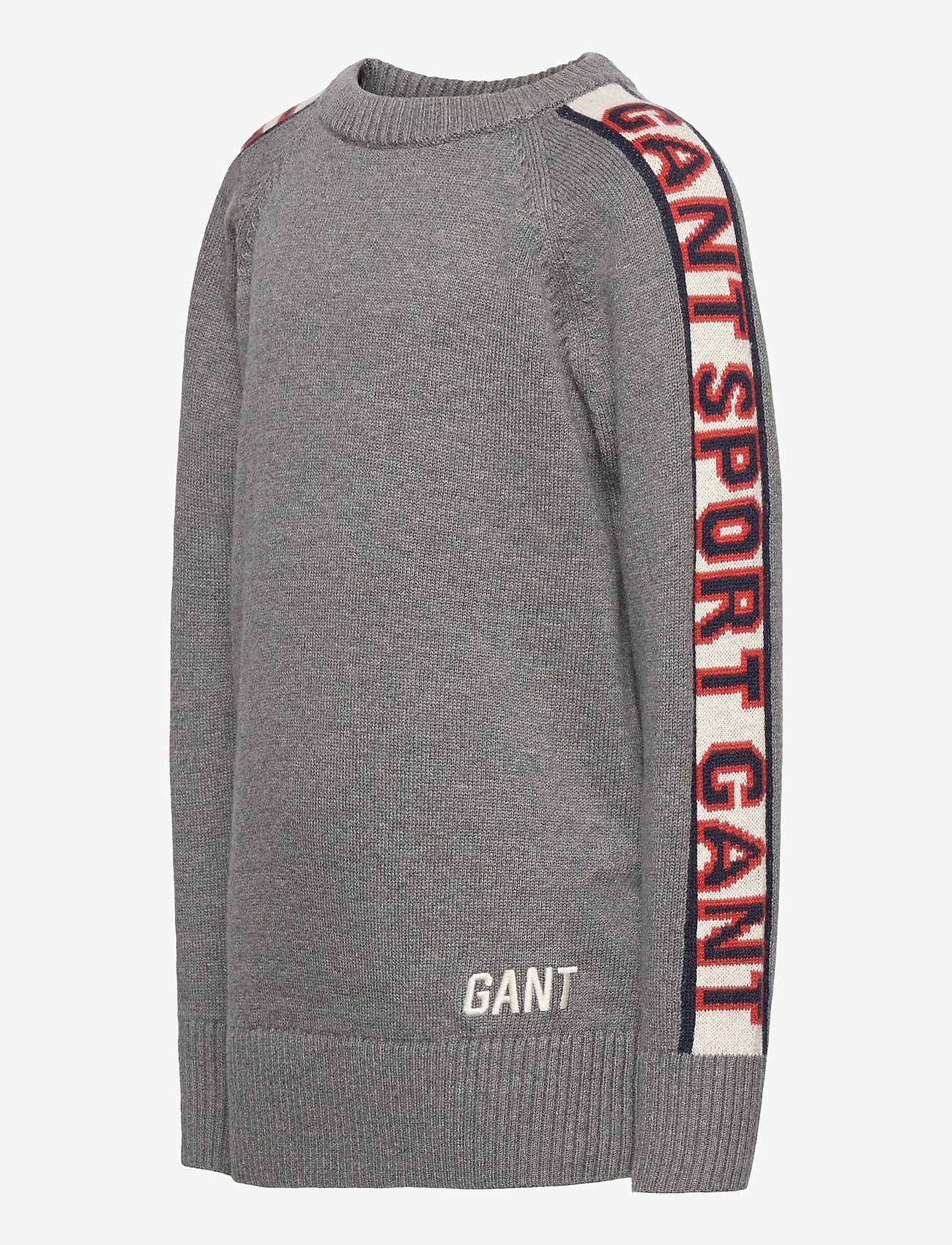 GANT - D1. GANT SPORT C-NECK - dark grey melange - 2