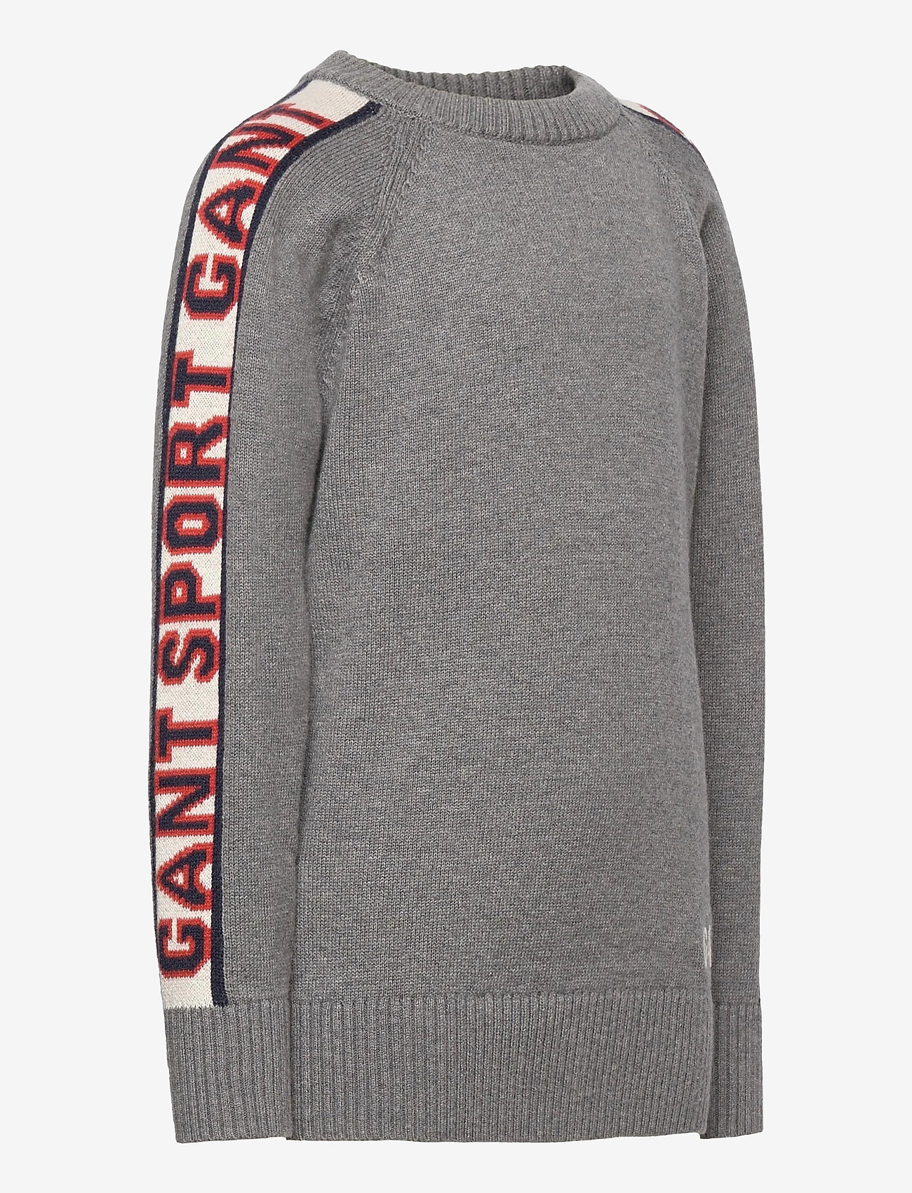 GANT - D1. GANT SPORT C-NECK - dark grey melange - 3