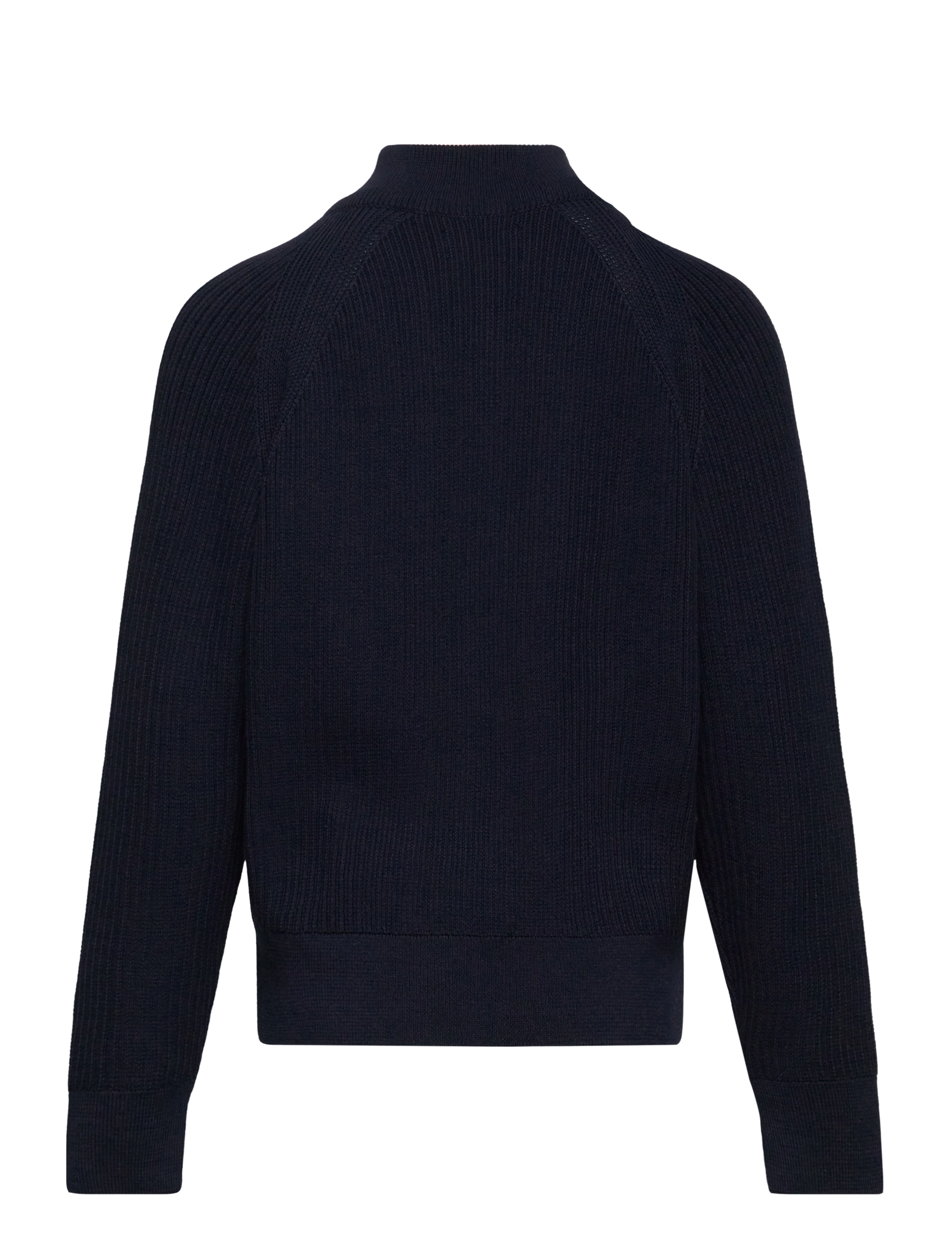 GANT - D1. CASUAL COTTON RIBBED HALF ZIP - evening blue - 1