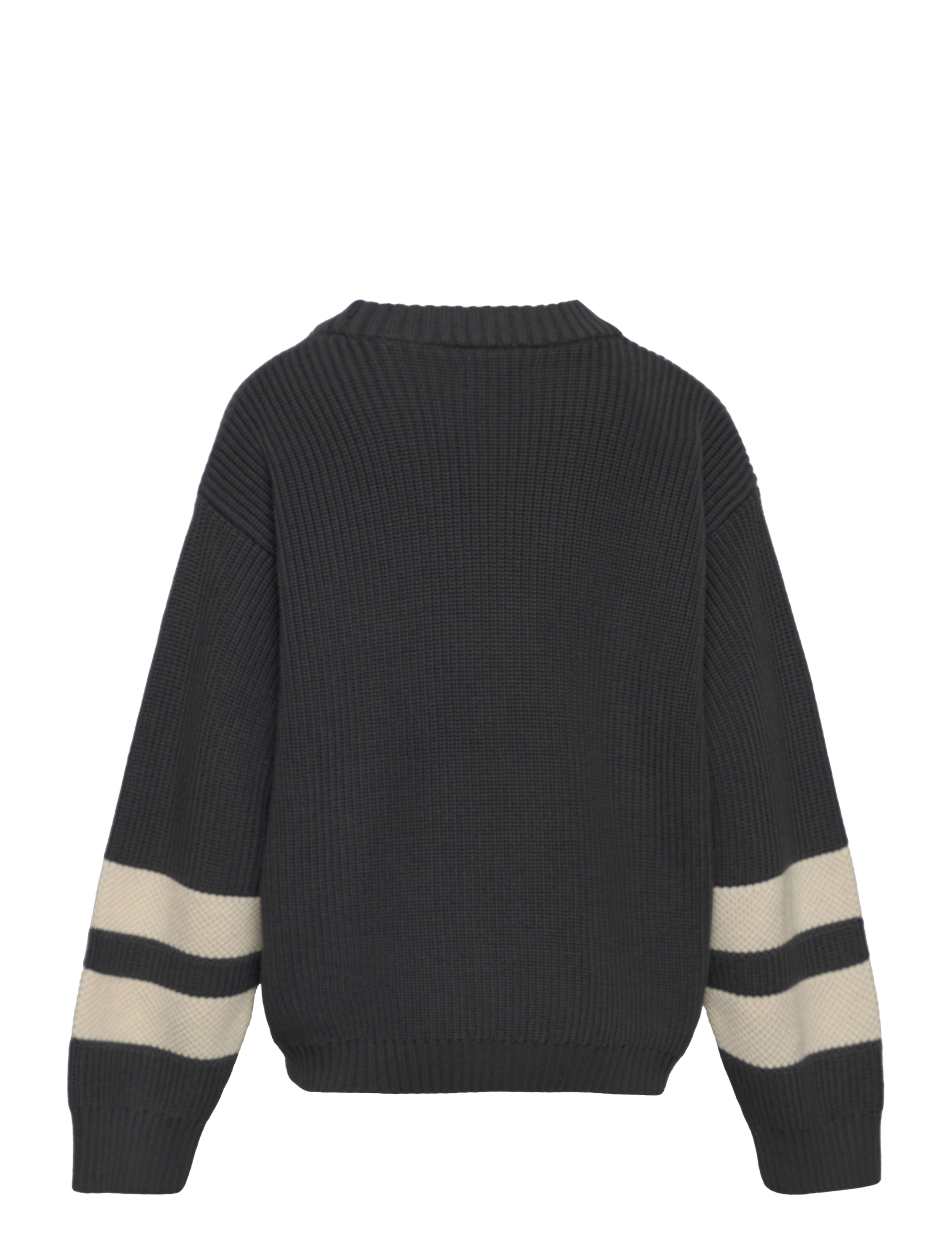 GANT - D2. COLLEGIATE C-NECK KNIT - dark graphite - 1