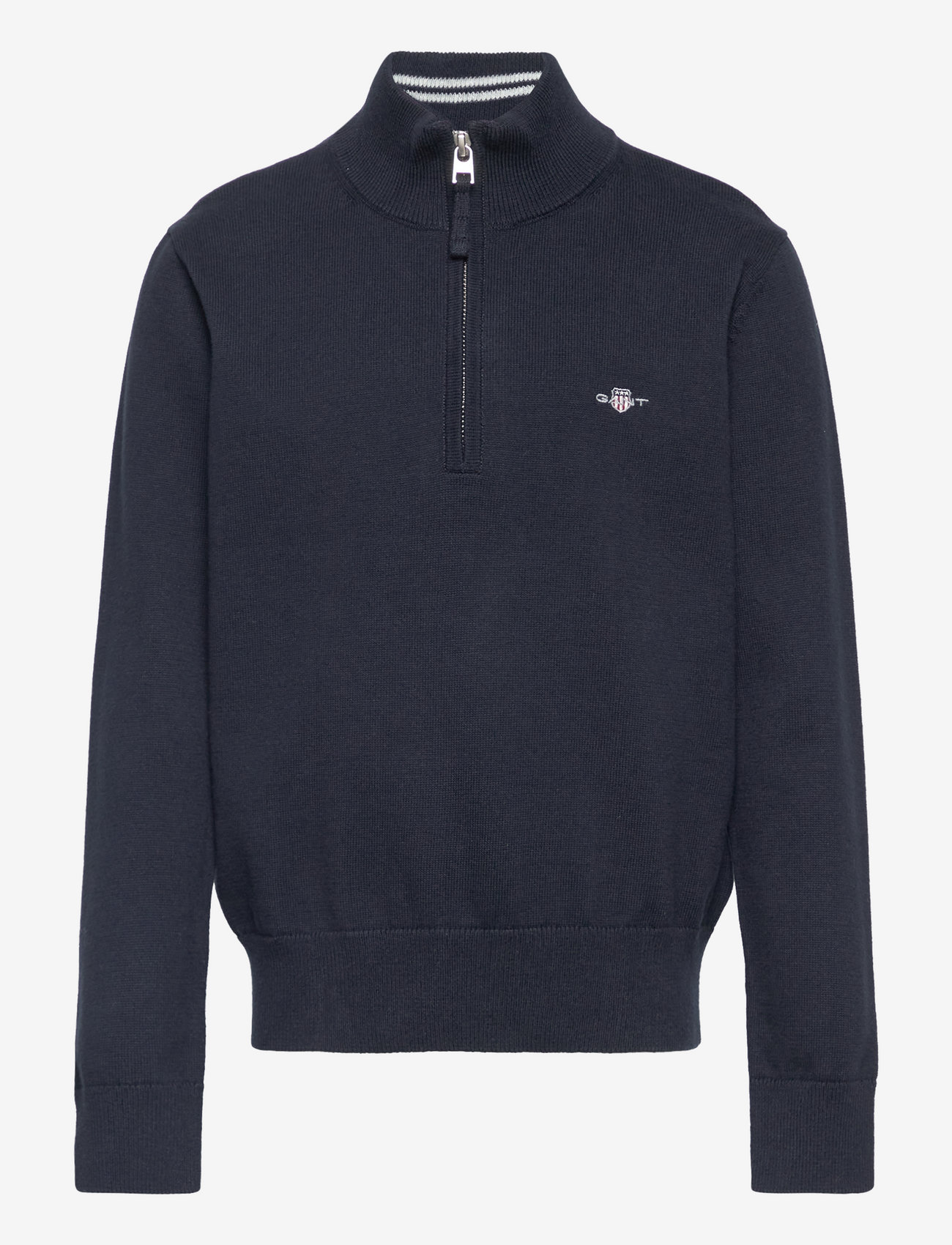 Gant SHIELD COTTON HALF ZIP - Kleidung - EVENING BLUE / navy