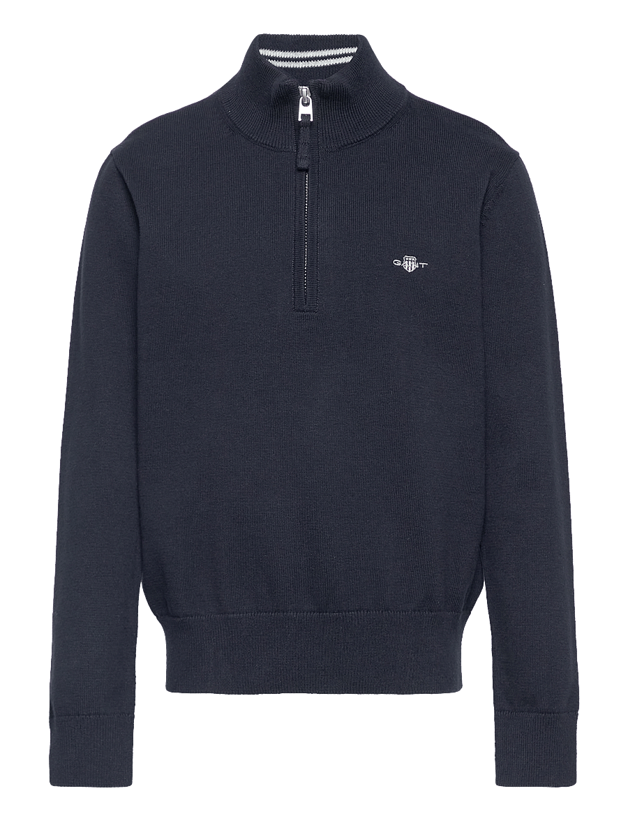Gant - SHIELD COTTON HALF ZIP - pullover - evening blue - 1