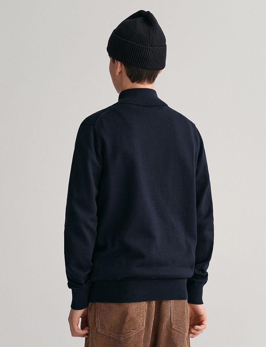 Gant - SHIELD COTTON HALF ZIP - pullover - evening blue - 3
