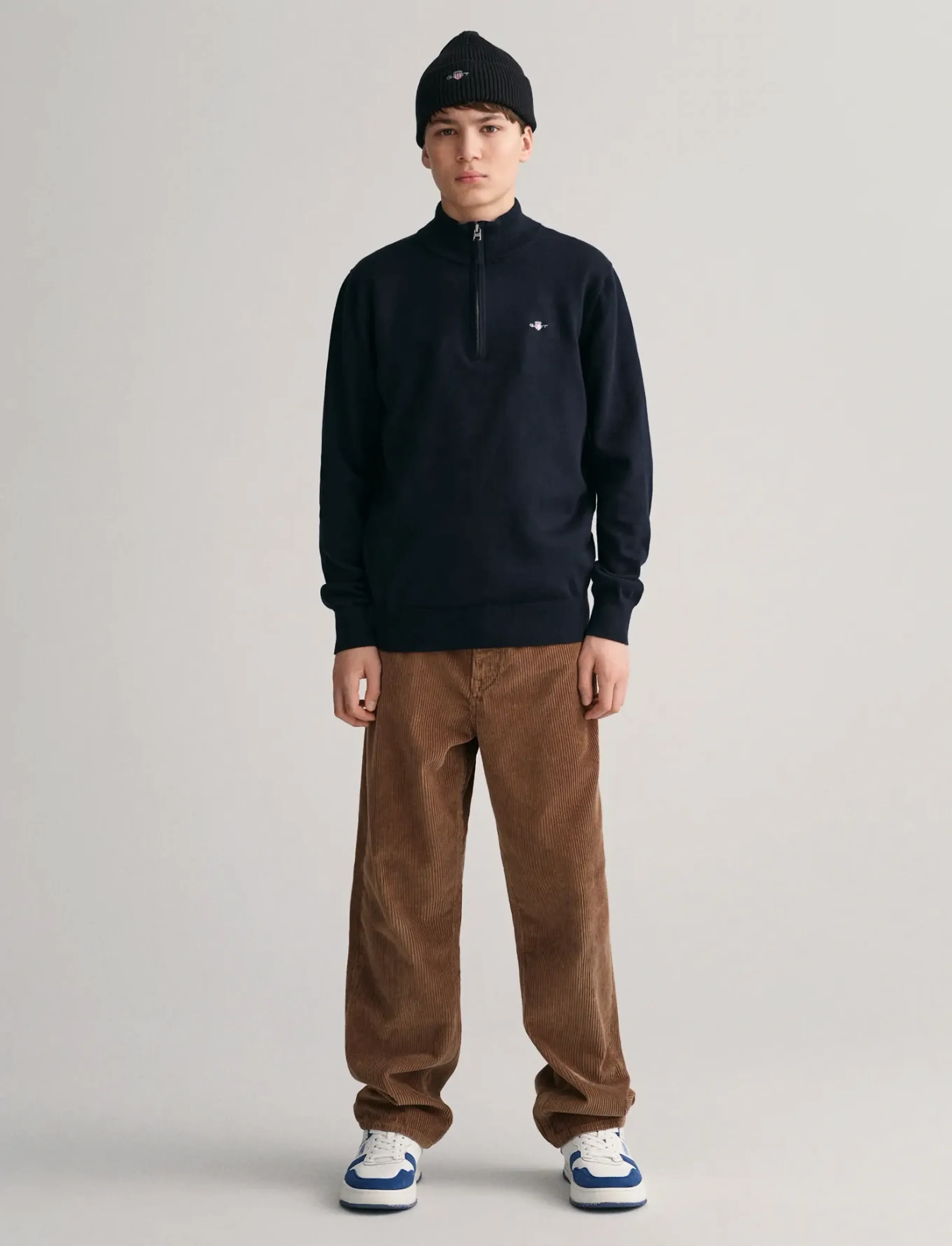 Gant - SHIELD COTTON HALF ZIP - pullover - evening blue - 5