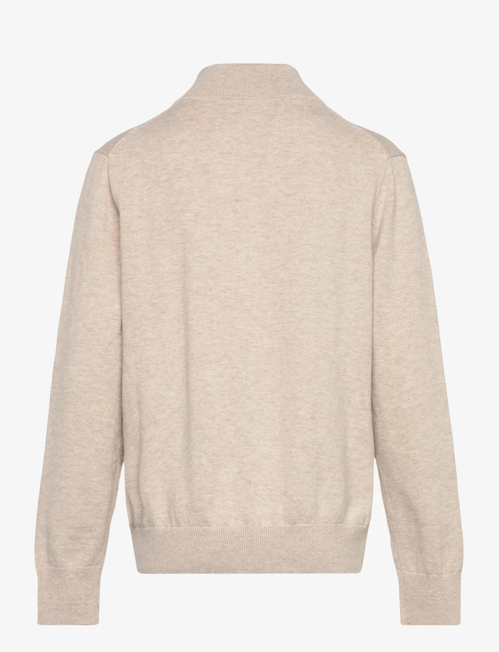 GANT - SHIELD COTTON HALF ZIP - stickade tröjor - light beige melange - 1