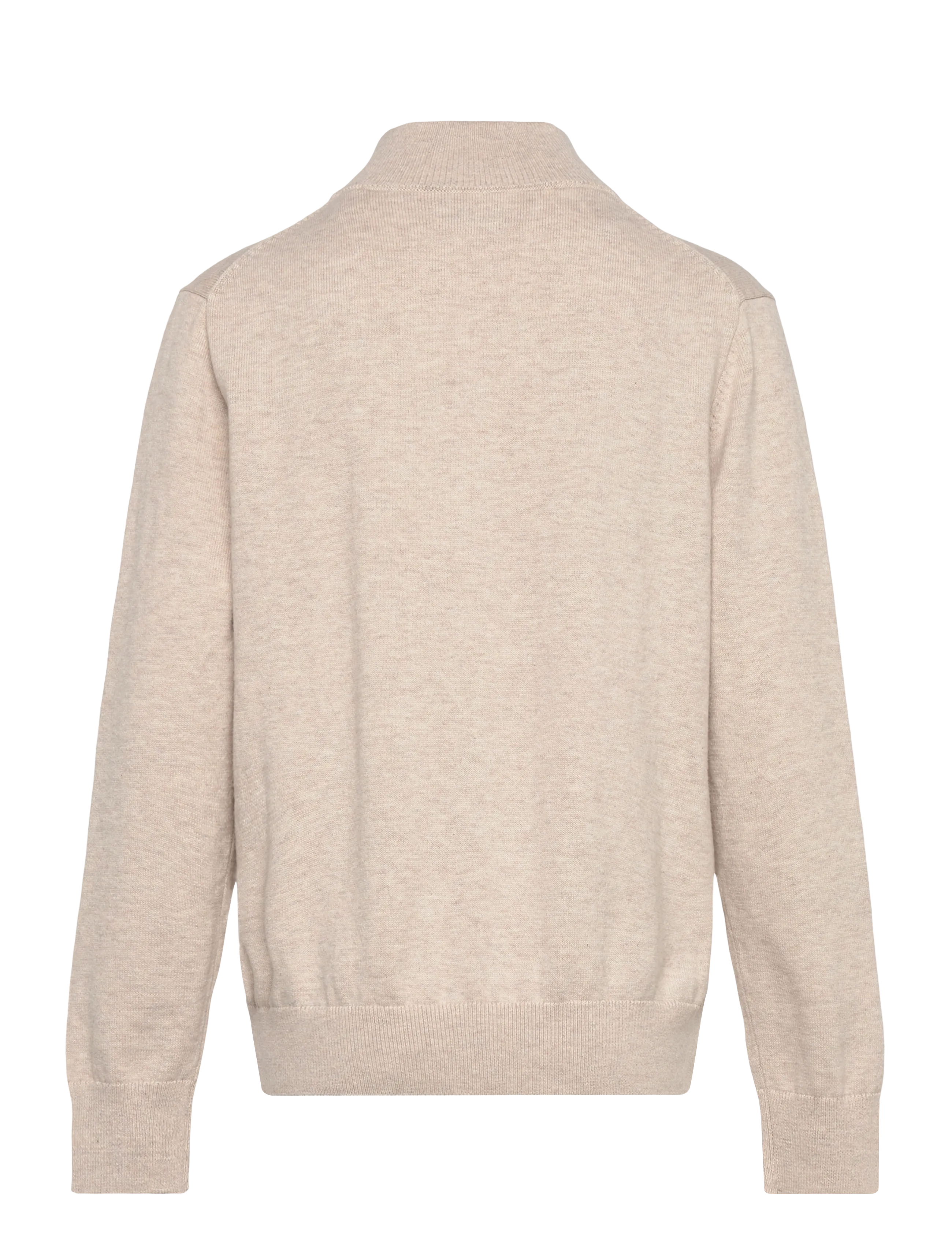 Gant - SHIELD COTTON HALF ZIP - pullover - light beige melange - 1