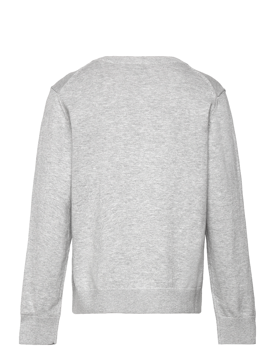 Gant - SHIELD CLASSIC COTTON C-NECK - pullover - light grey melange - 2