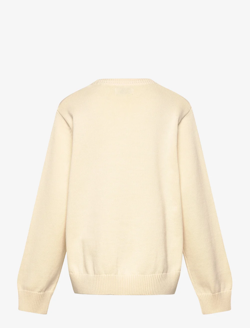GANT - FLAG KNIT C-NECK - trøjer - cream - 1