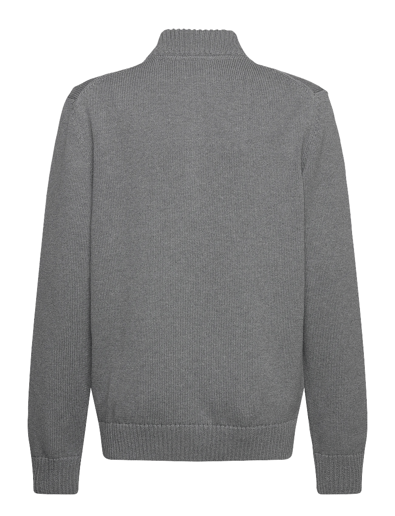 GANT - CASUAL COTTON HALF ZIP - pullover - dark grey melange - 1