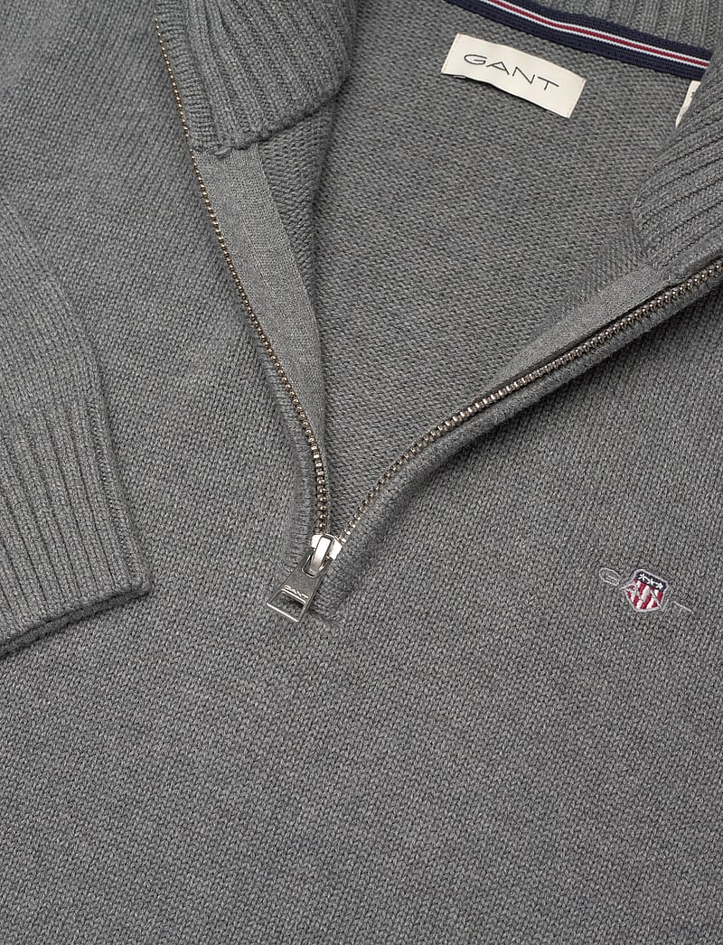 GANT - CASUAL COTTON HALF ZIP - pullover - dark grey melange - 2