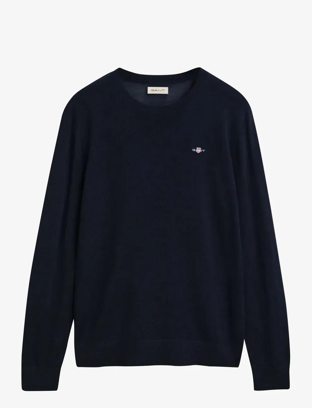 GANT - EXTRAFINE MERINO WOOL C-NECK - jumpers - evening blue - 0