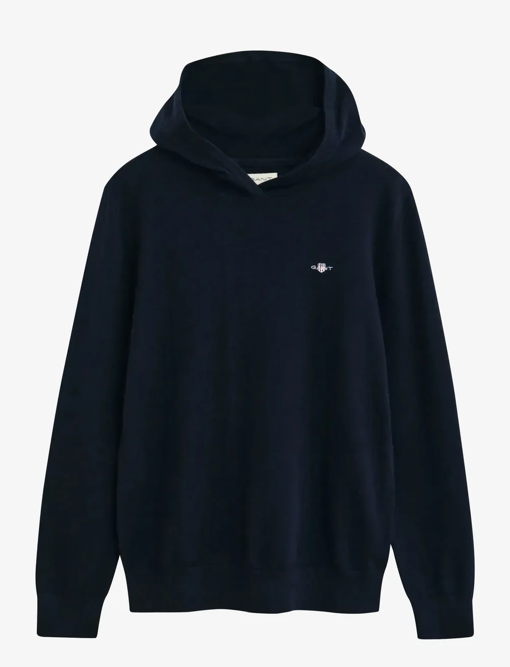 GANT - KNITTED HOODIE - kapuutsiga dressipluusid - evening blue - 0