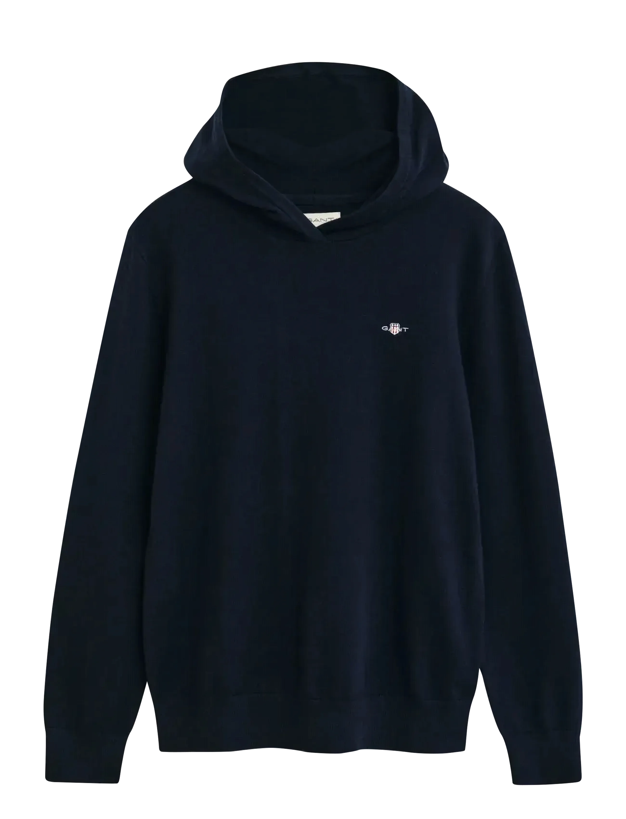Gant KNITTED HOODIE - Tops - EVENING BLUE / blue