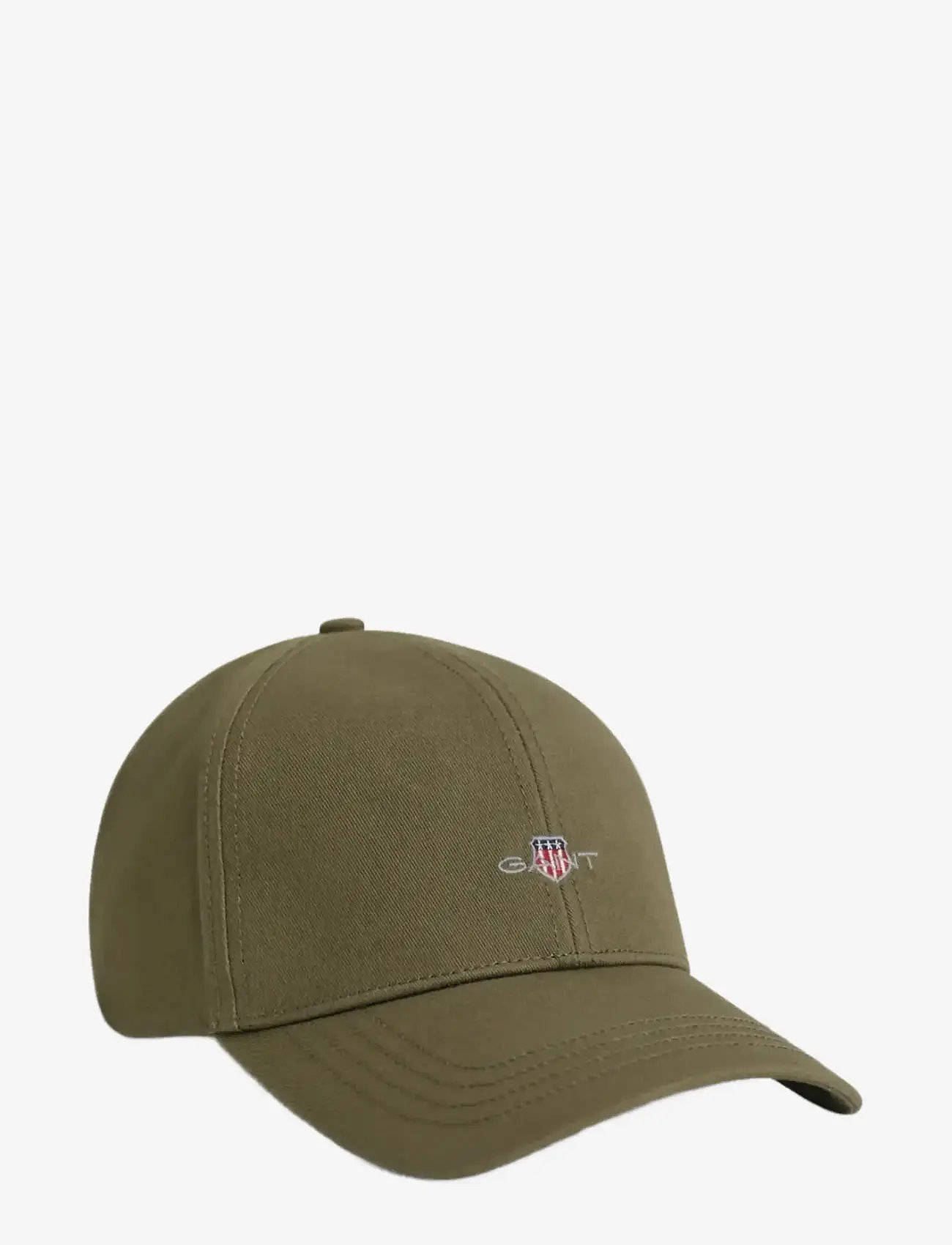 Gant - HIGH SHIELD COTTON TWILL CAP - kasketter - moss green - 1