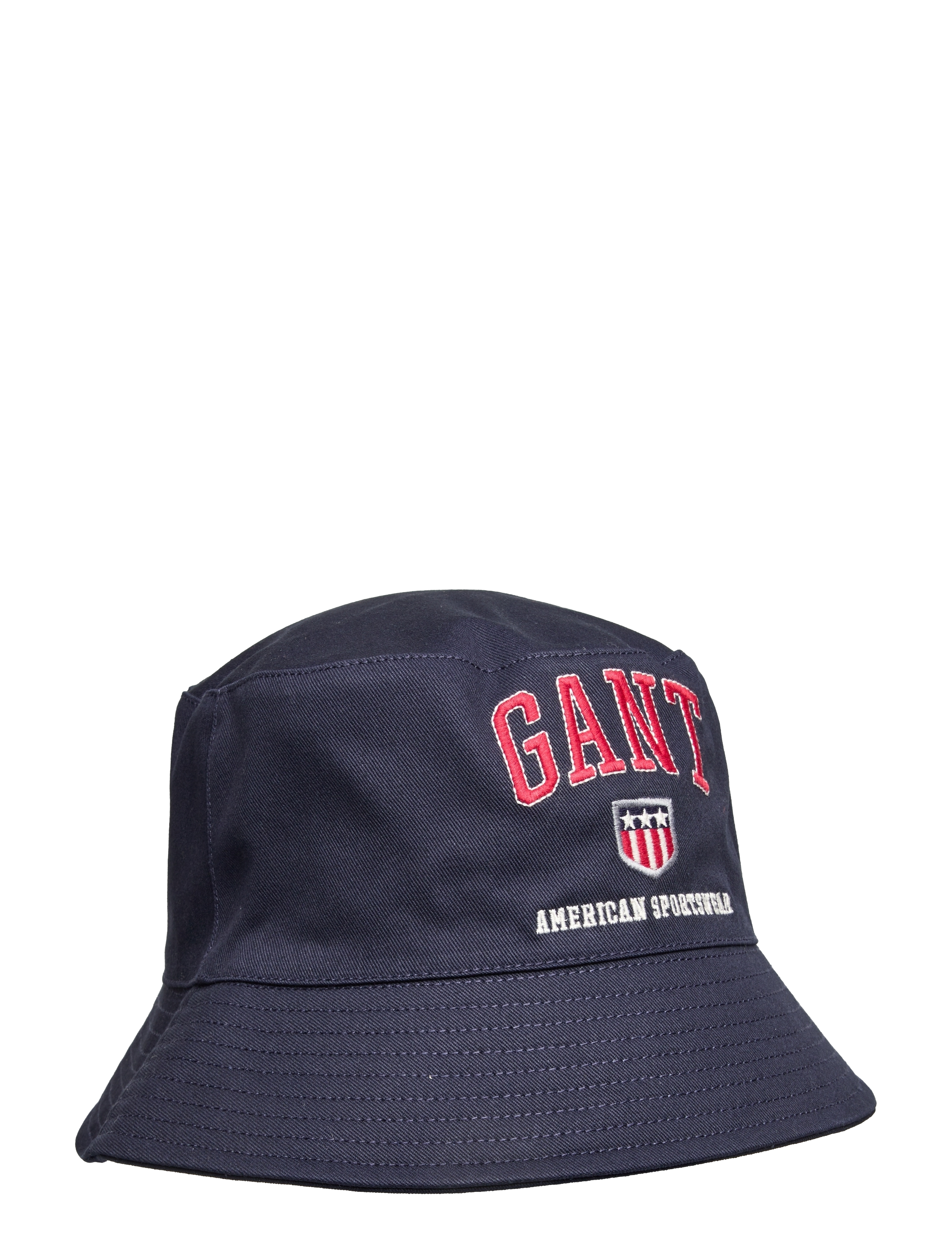 D2. RETRO SHIELD BUCKET HAT - EVENING BLUE