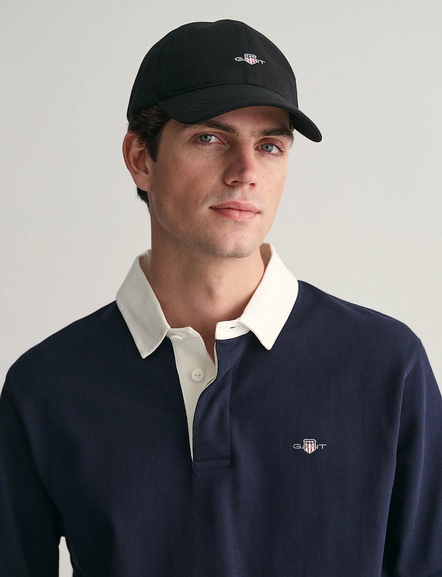 Gant - UNISEX. HIGH COTTON TWILL CAP - kepsar - marine - 0