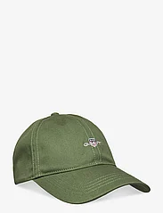 GANT - UNISEX. SHIELD CAP - najniższe ceny - pine green - 0