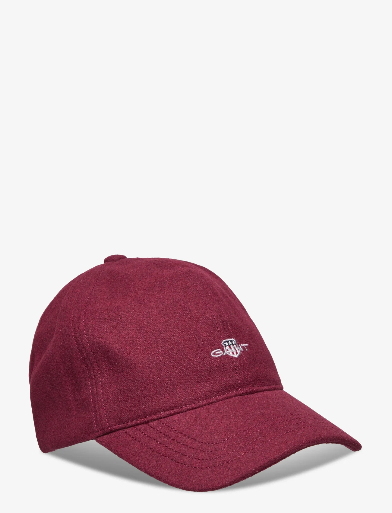 GANT - SHIELD MELTON CAP - caps - dark mahogany - 0