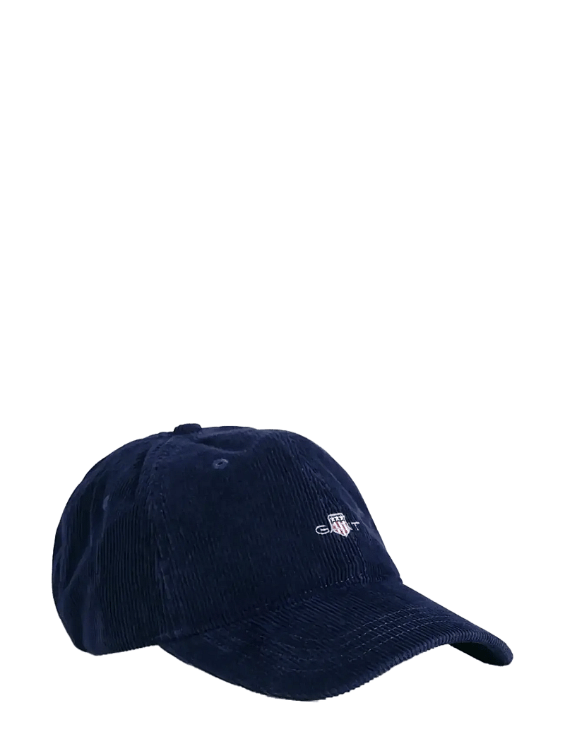 GANT - SHIELD CORD CAP - caps - marine - 1