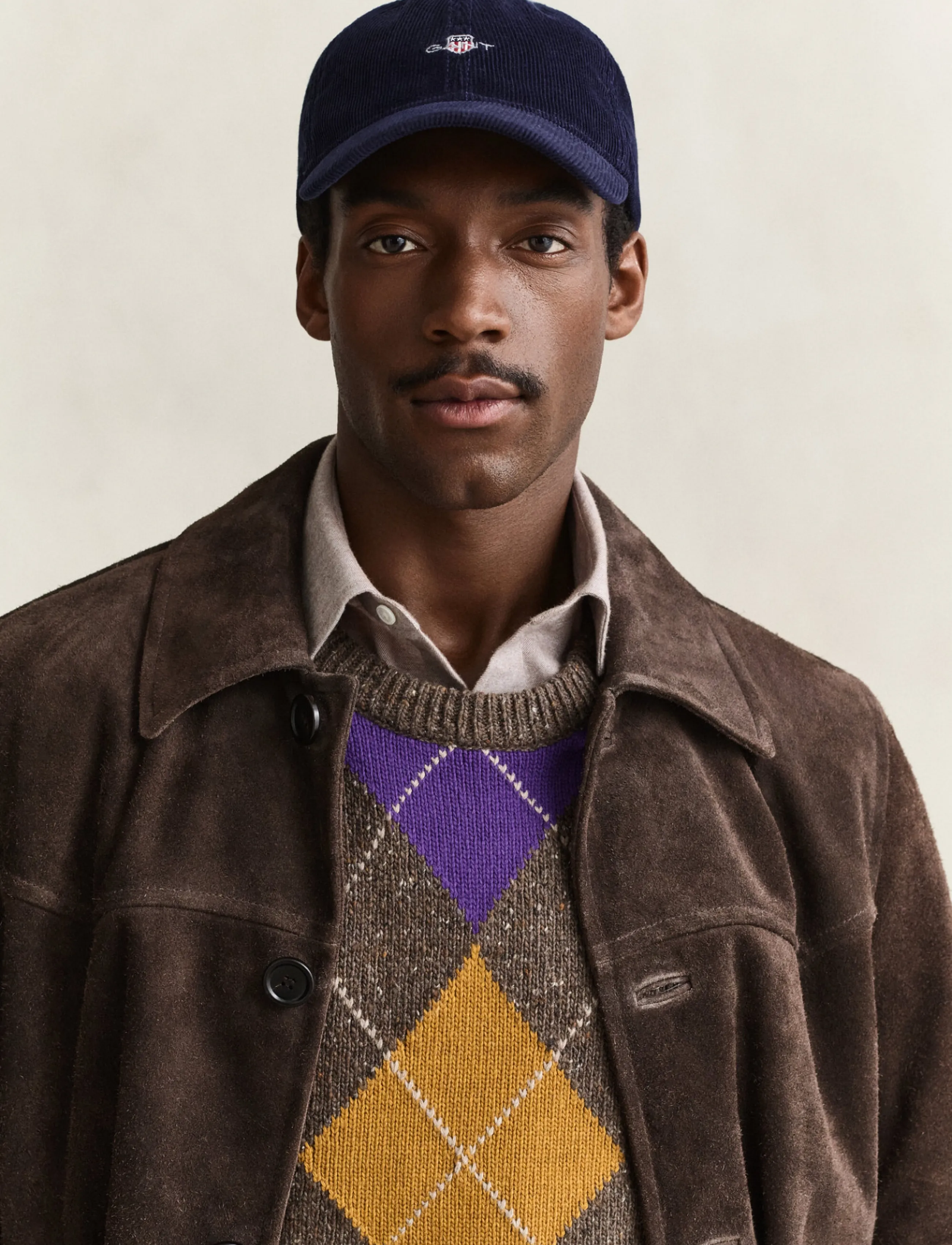 Gant - SHIELD CORD CAP - kasketter - marine - 2