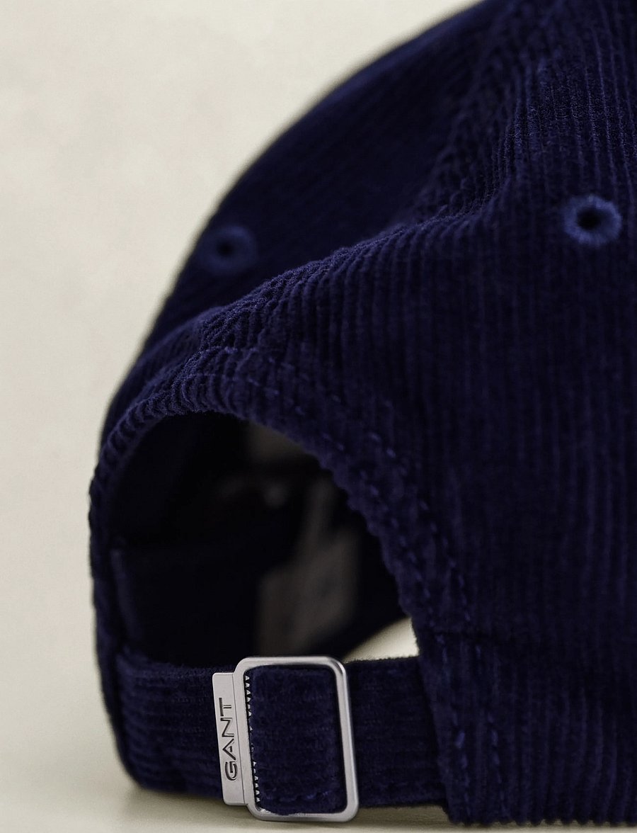 Gant - SHIELD CORD CAP - kepsar - marine - 3