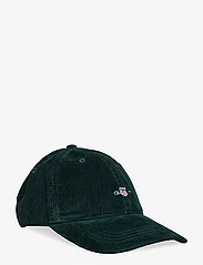 GANT - SHIELD CORD CAP - nokkmütsid - tartan green - 0