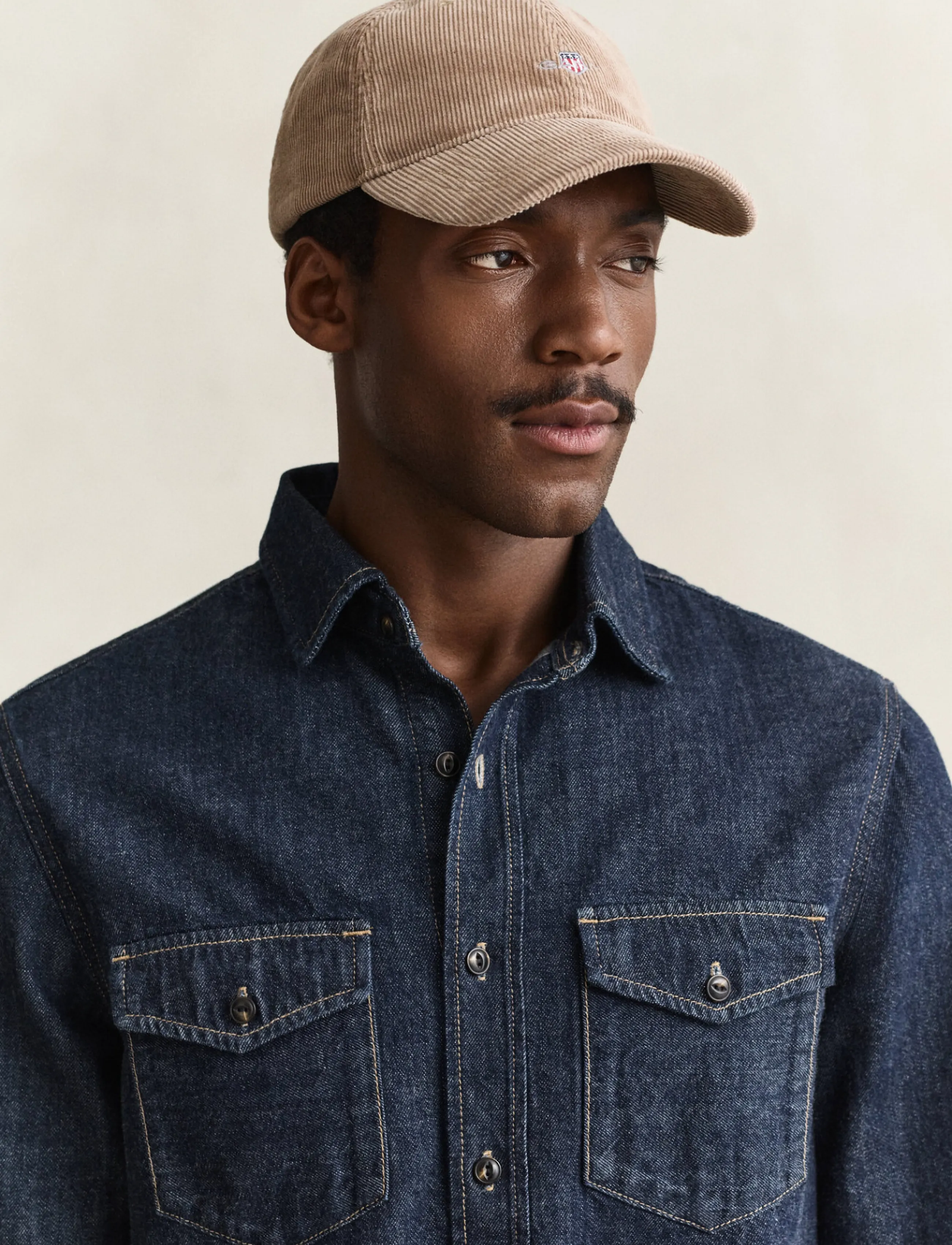 Gant - SHIELD CORD CAP - kasketter - warm khaki - 1