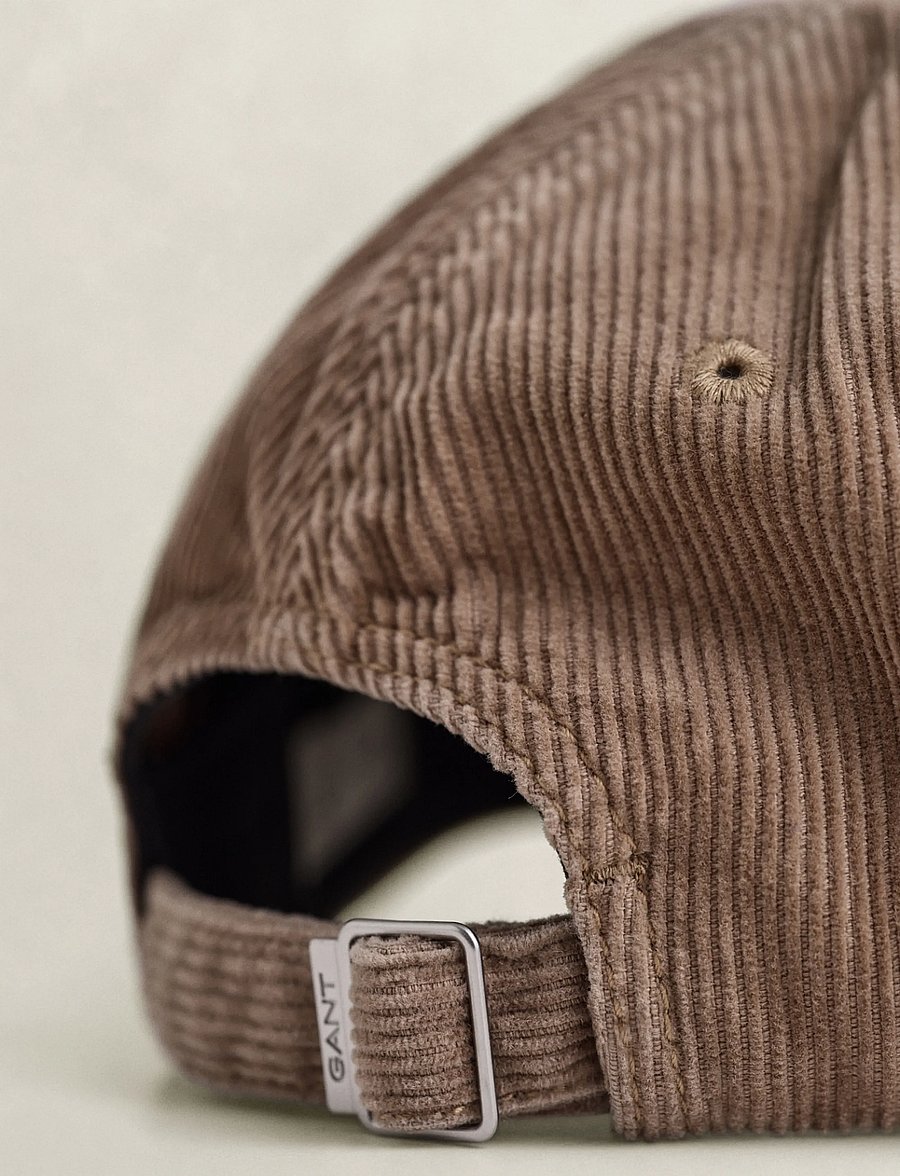 Gant - SHIELD CORD CAP - caps - warm khaki - 3