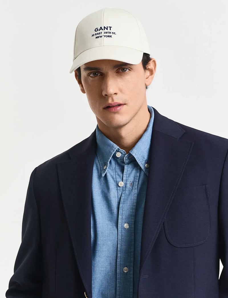 GANT - SCRIPT GRAPHIC CAP - cream - 0