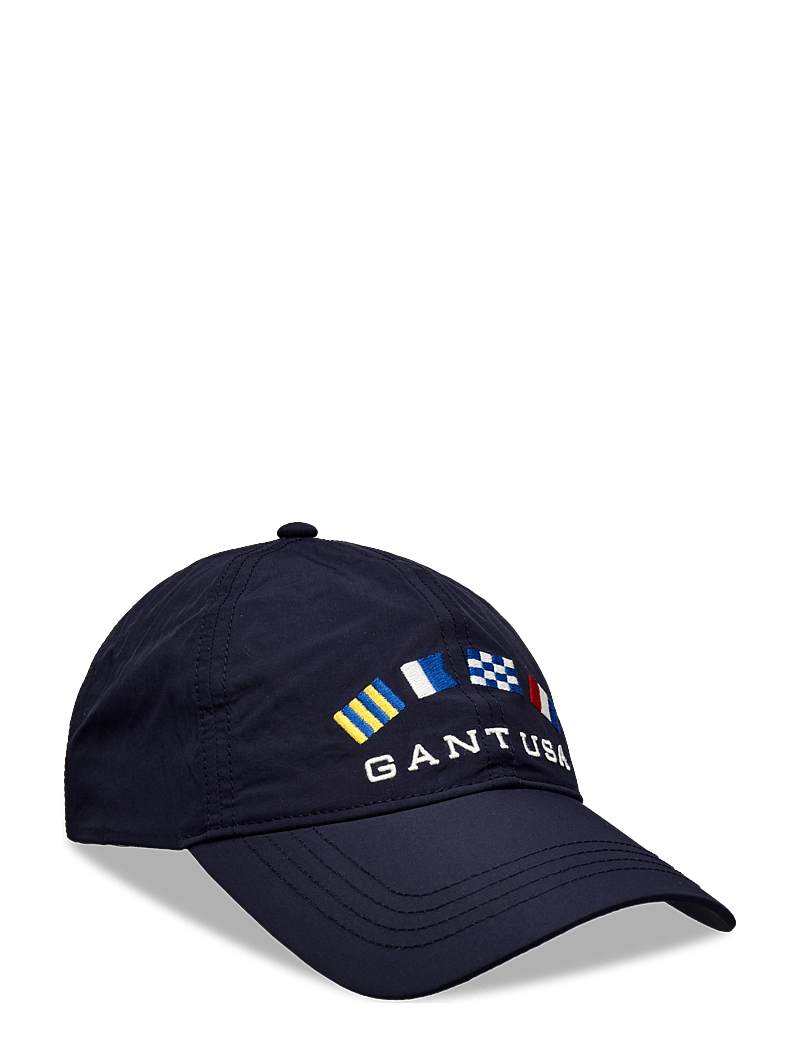 GANT - NAUTICAL GRAPHIC CAP - mütsid ja nokkmütsid - evening blue - 0