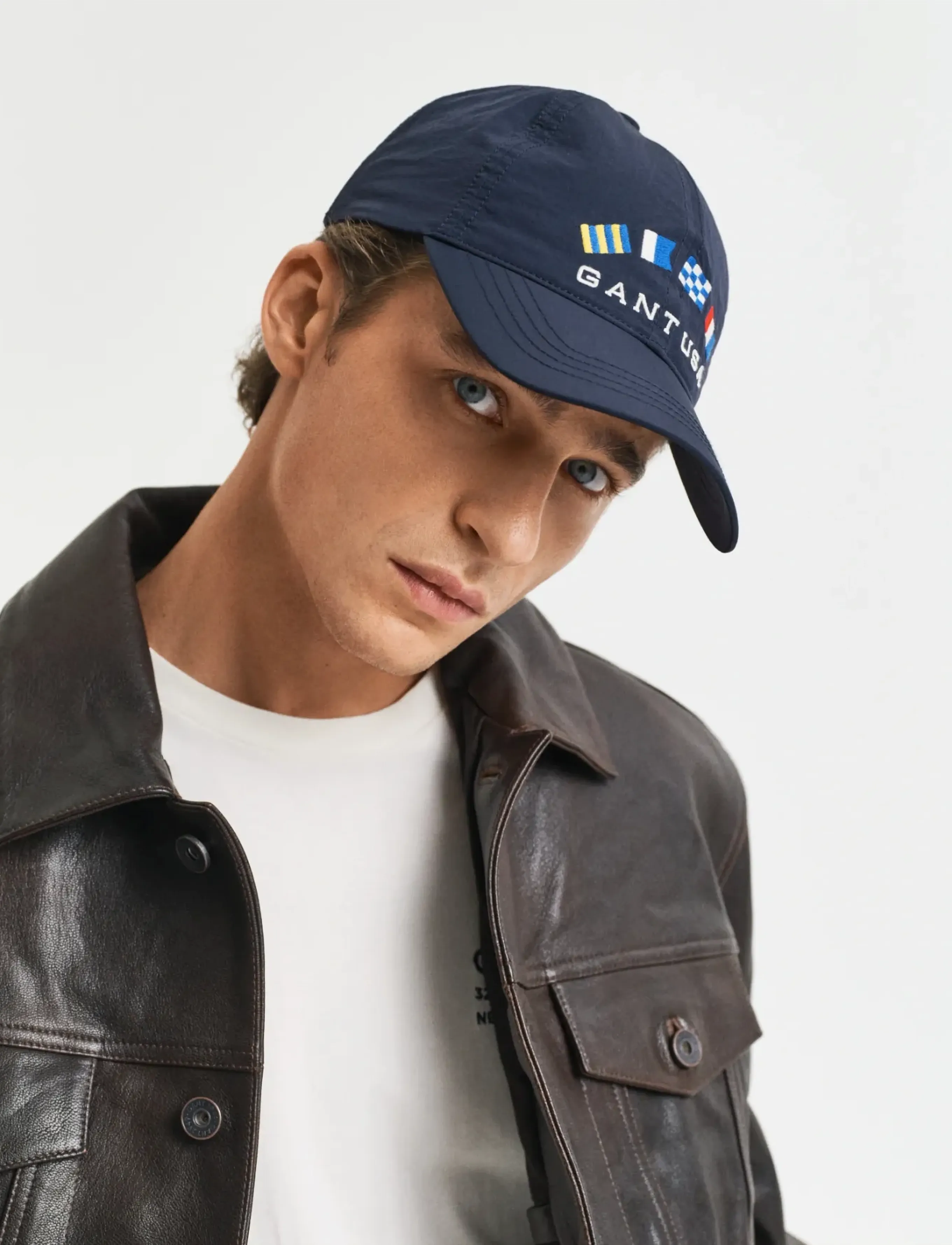 GANT NAUTICAL GRAPHIC CAP - Inspiration - EVENING BLUE / navy