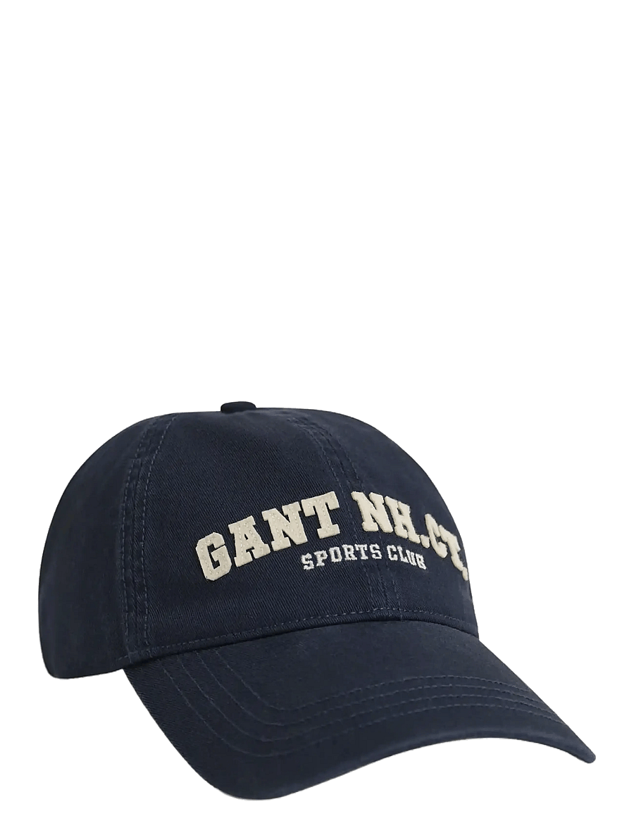 Gant - FELT GRAPHIC WASHED CAP - kappen - evening blue - 1